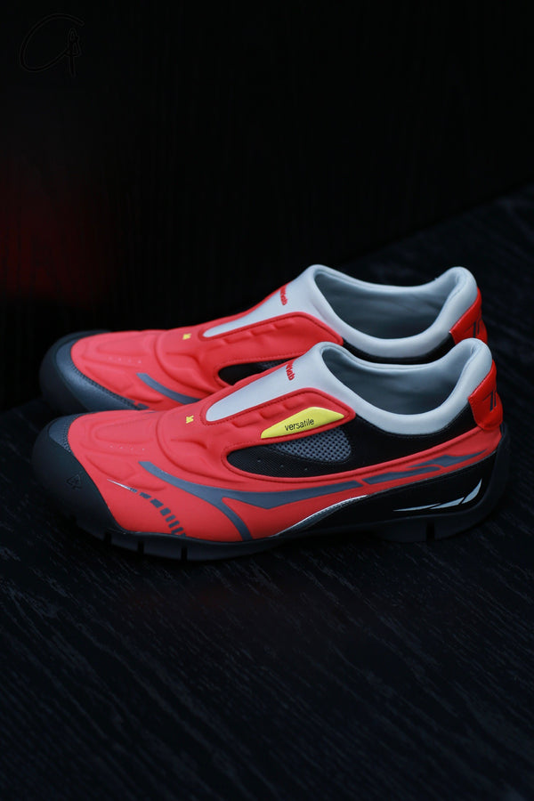untitlab slip-on racing shoes series UTB-UN031304-YSH poppy red PU7